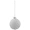 9ct. 2.5" Shiny & Matte White Glass Ball Ornaments